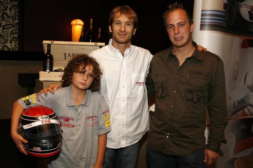 Jarno Trulli ontmoet jong racetalent